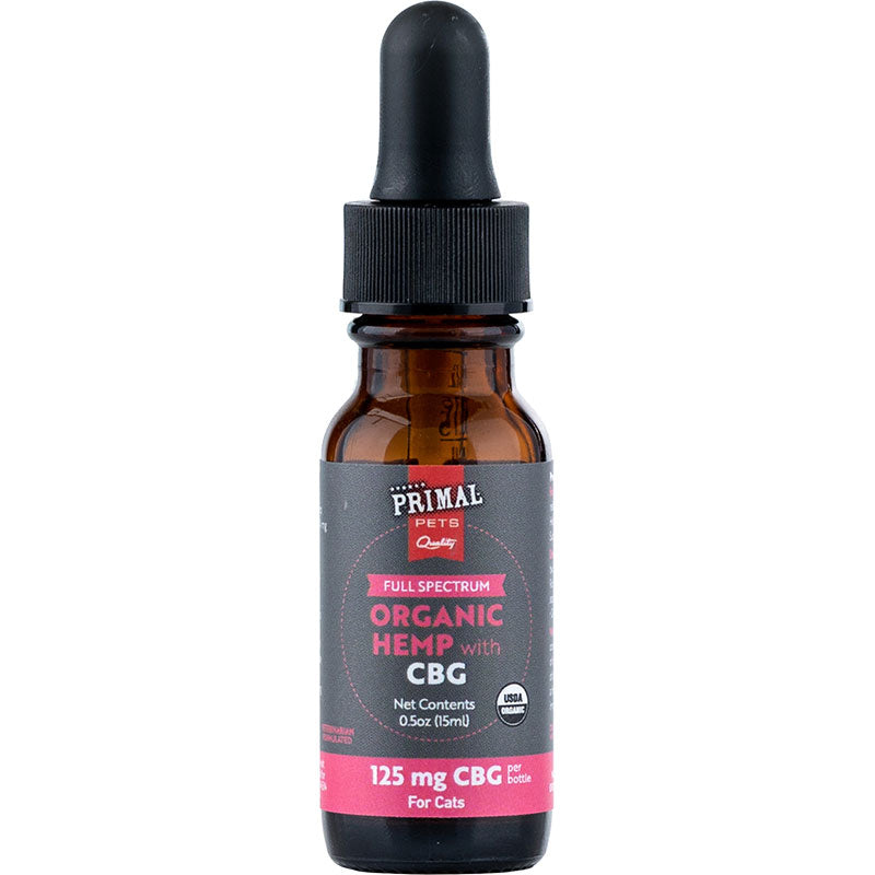 Primal Cat Full Spectrum CBG OIL - 12 MG - .5 Oz  