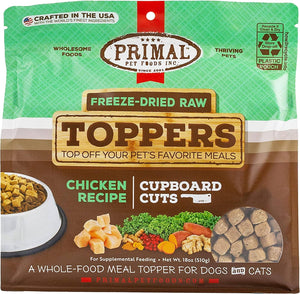Primal Cupboard Chicken Freeze-Dried Dog Treats - 18 Oz