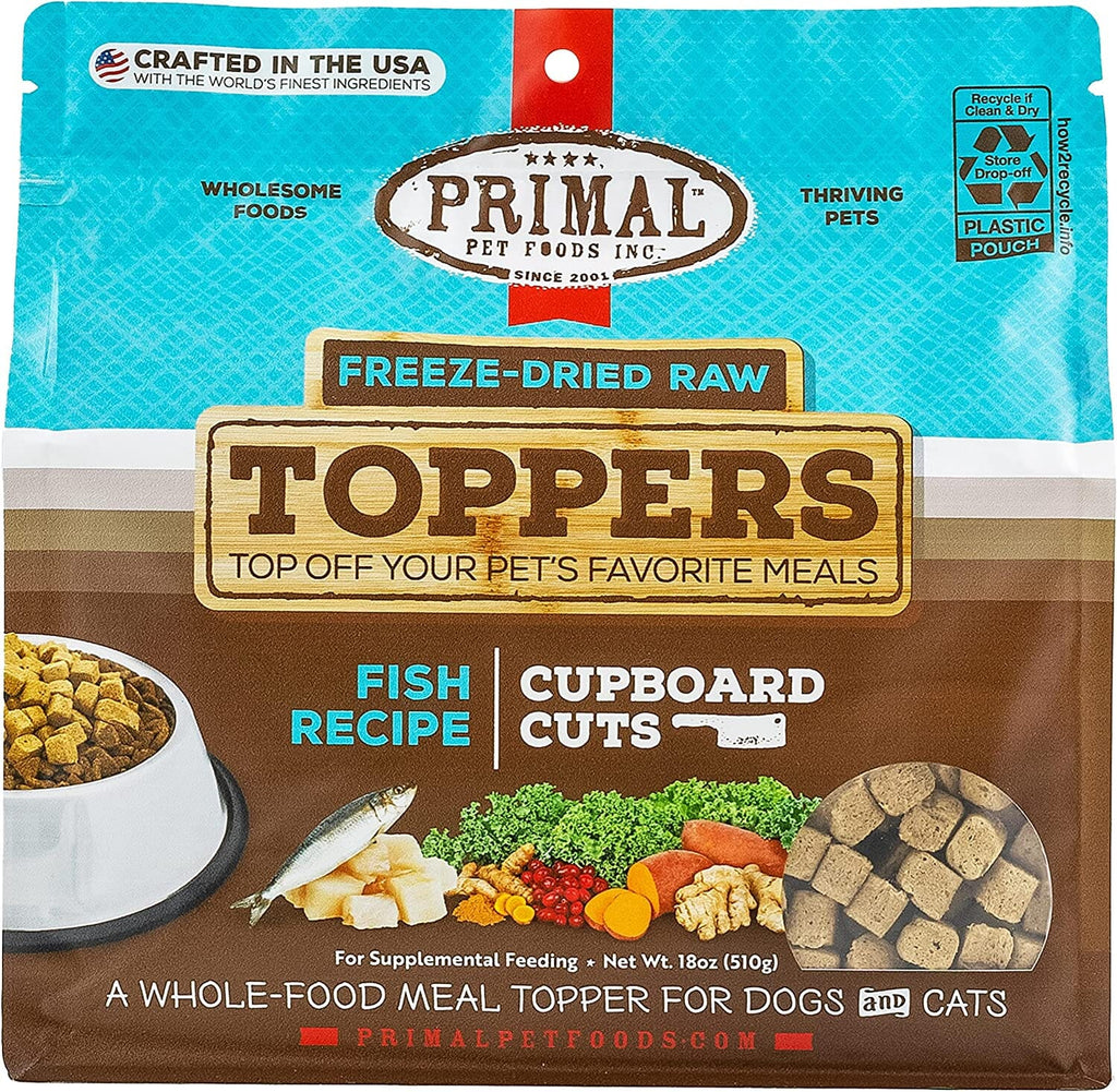 Primal Cupboard Fish Freeze-Dried Dog Treats - 18 Oz  