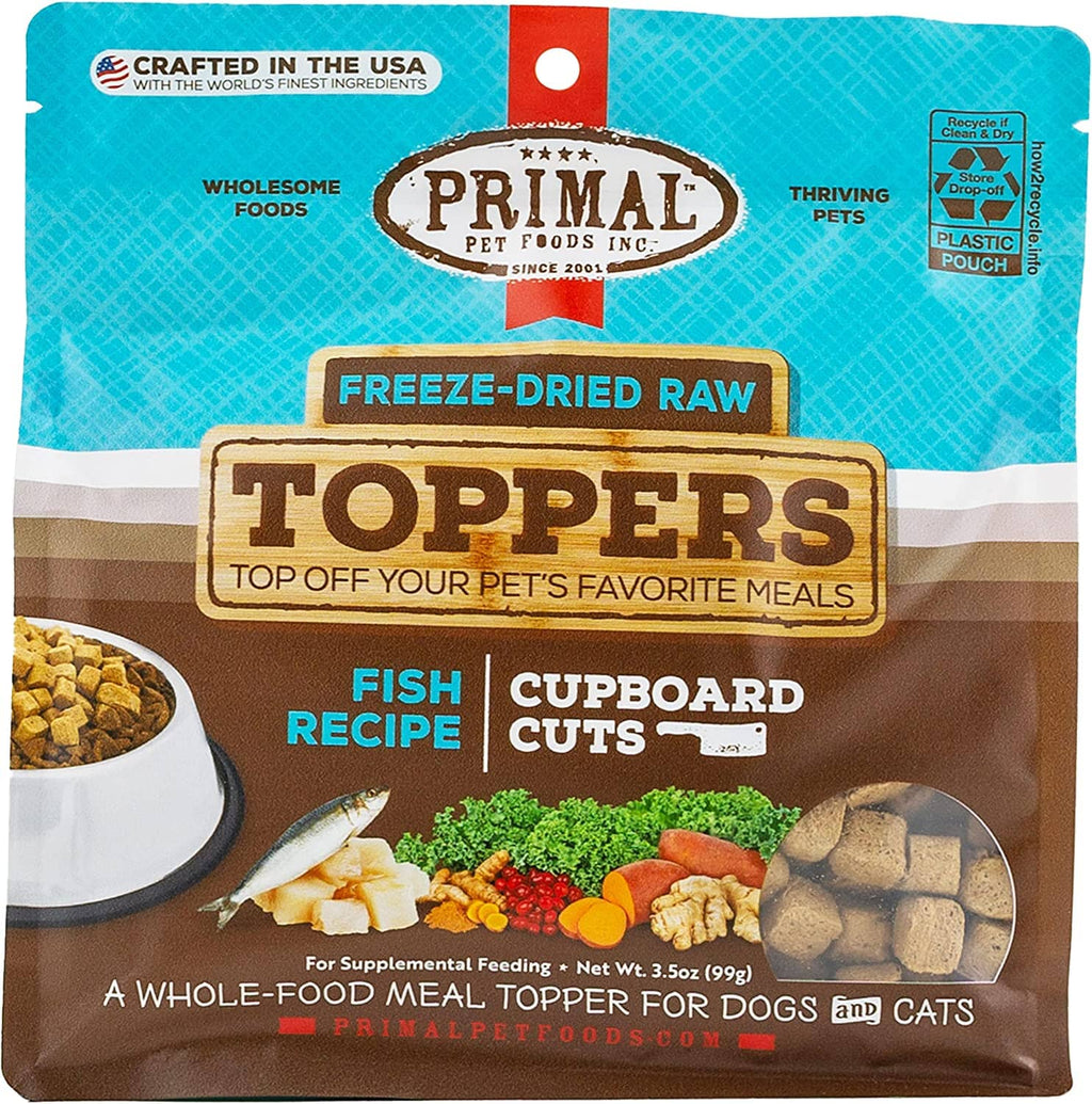 Primal Cupboard Fish Freeze-Dried Dog Treats - 3.5 Oz  