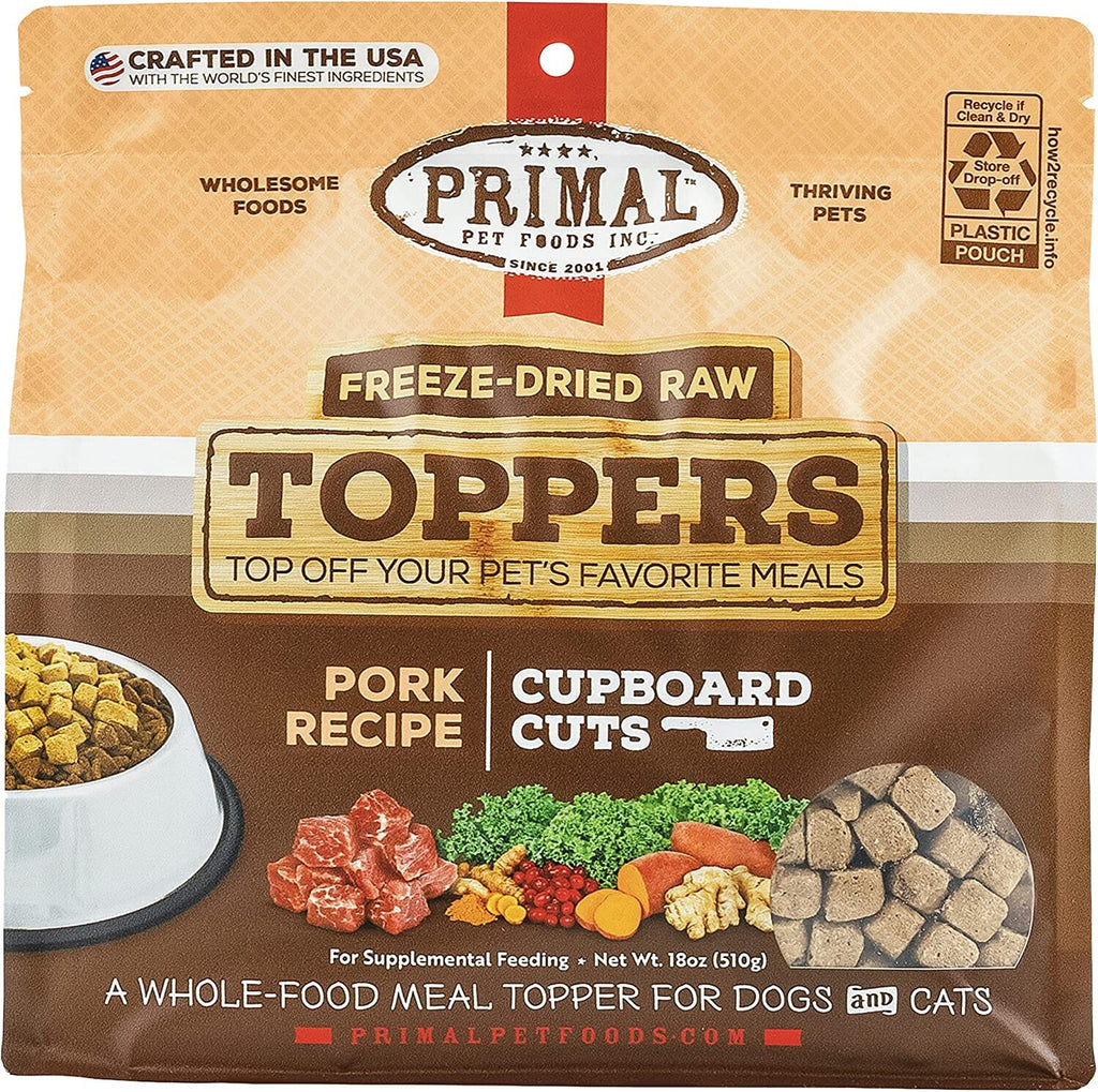 Primal Cupboard Pork Freeze-Dried Dog Treats - 18 Oz  