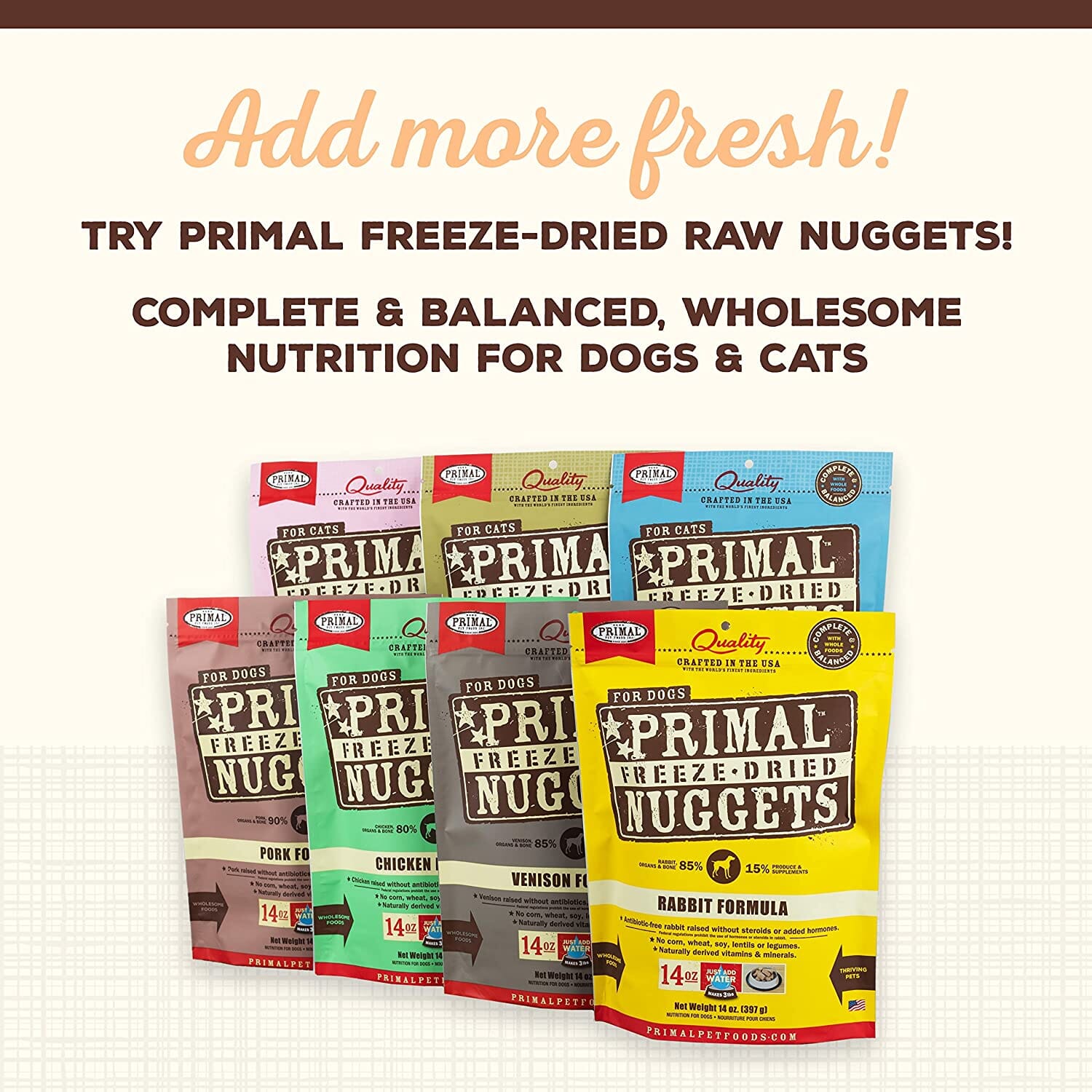 Primal Cupboard Pork Freeze-Dried Dog Treats - 18 Oz  