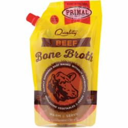 Primal Dog and Cat Frozen Bones Broth Beef - 20 Oz - Case of 4  