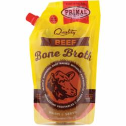 Primal Dog and Cat Frozen Bones Broth Beef - 20 Oz - Case of 4