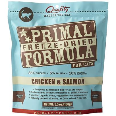 Primal Freeze-Dried Cat Food Nuggets Chicken Salmon - 14 Oz  