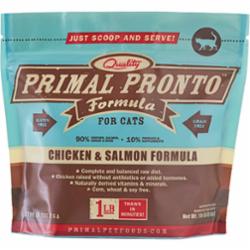 Primal Frozen Cat Food PRONTO Chicken Salmon -16