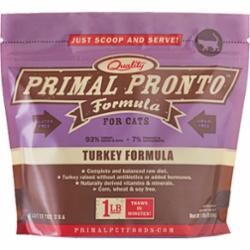 Primal Frozen Cat Food PRONTO Turkey -16  