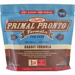 Primal Frozen Cat Food PRONTRabbit -16  