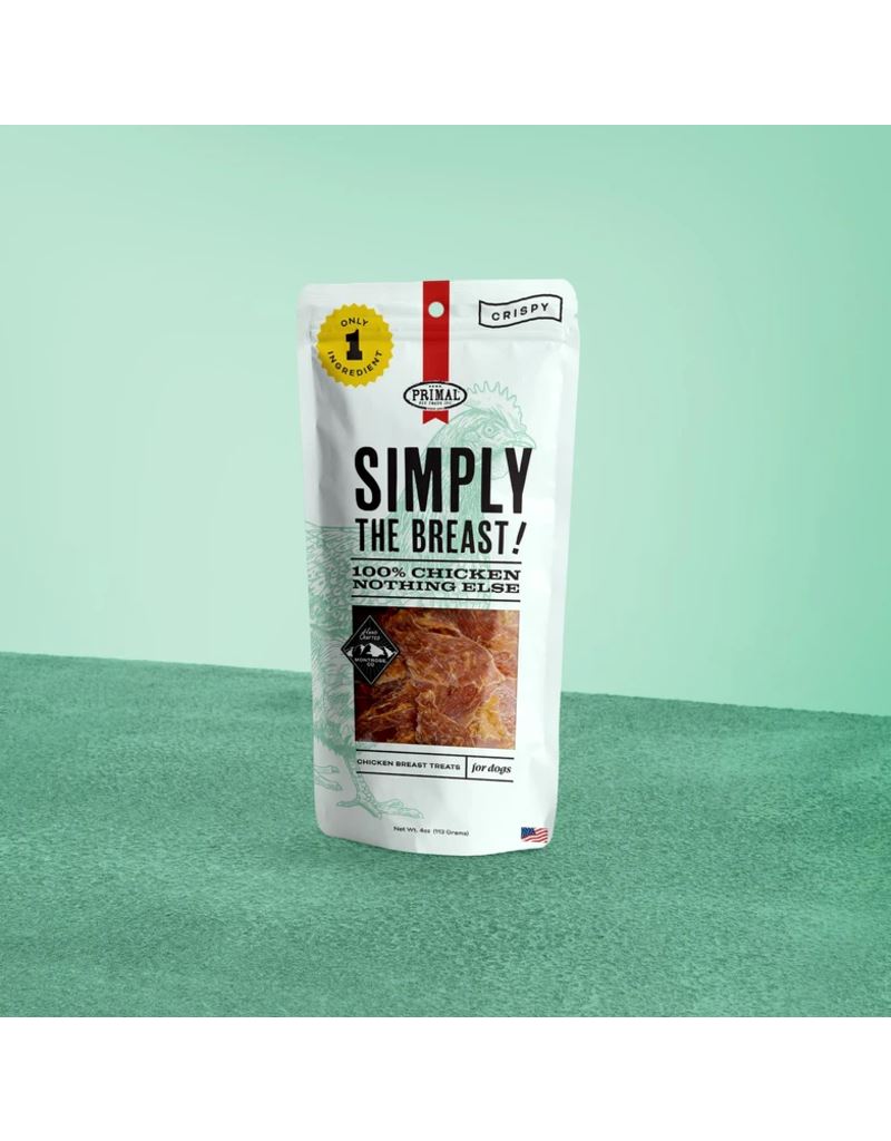 Primal Simply Breast Chicken Jerky Dog Treats - 12 Oz  