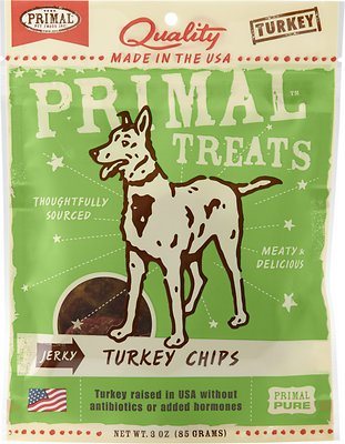 Primal Simply Breast Turkey Jerky Dog Treats - 12 Oz  