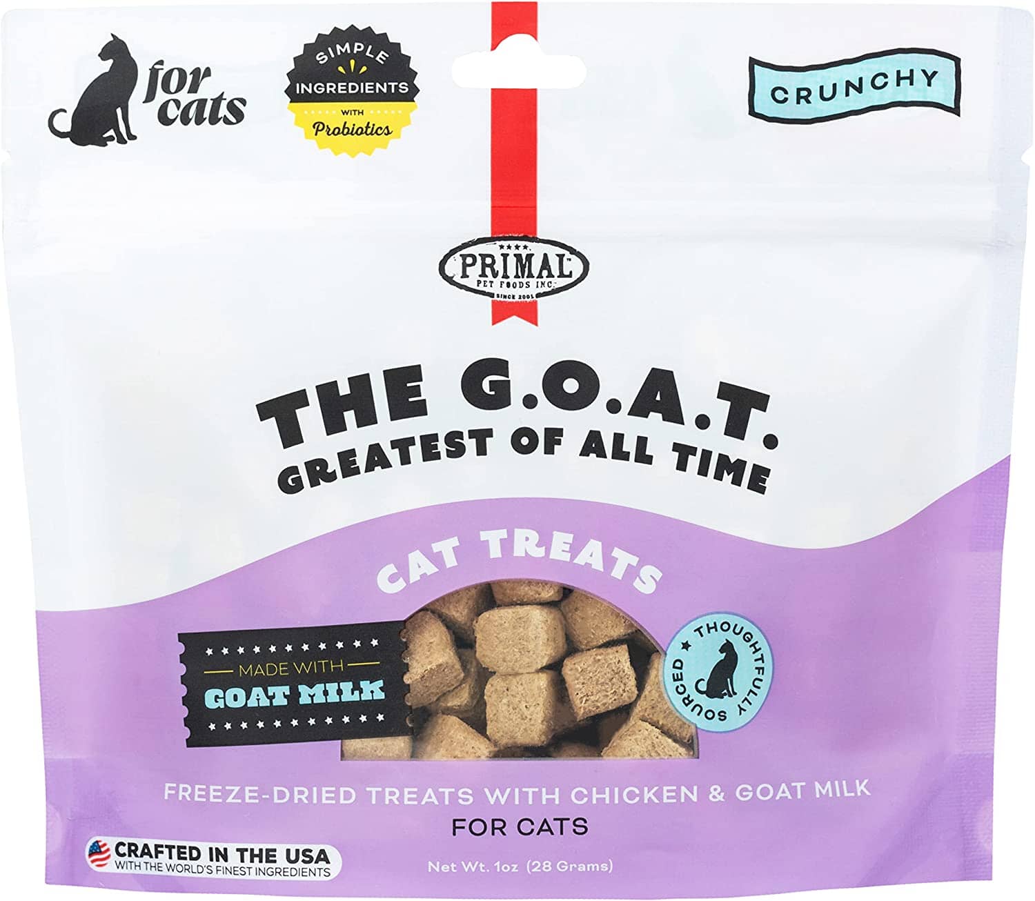 Primal THE GOAT Chicken Freeze-Dried Cat Treats - 1 Oz  