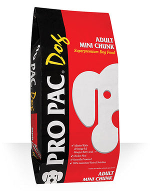 Pro Pac Adult Ultimates Chunk Mini Dry Dog Food - 40 lbs