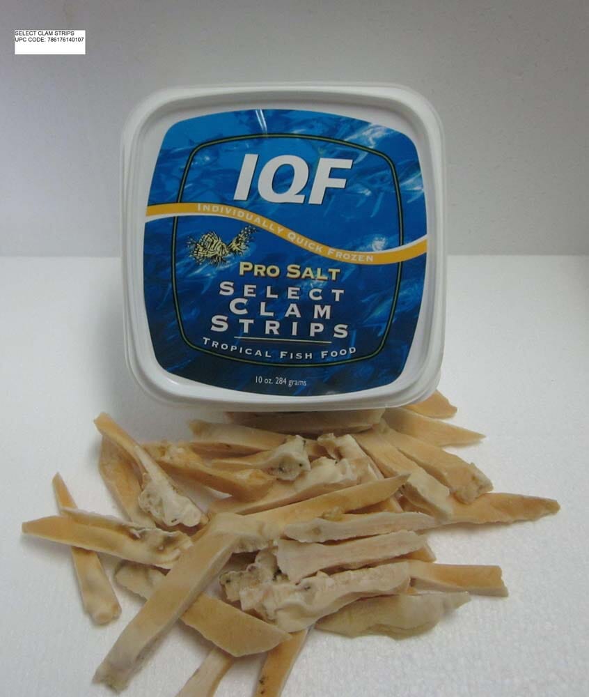 Pro Salt Clam Strips IQF-Individually Quick Frozen Fish Food - 10 Oz  