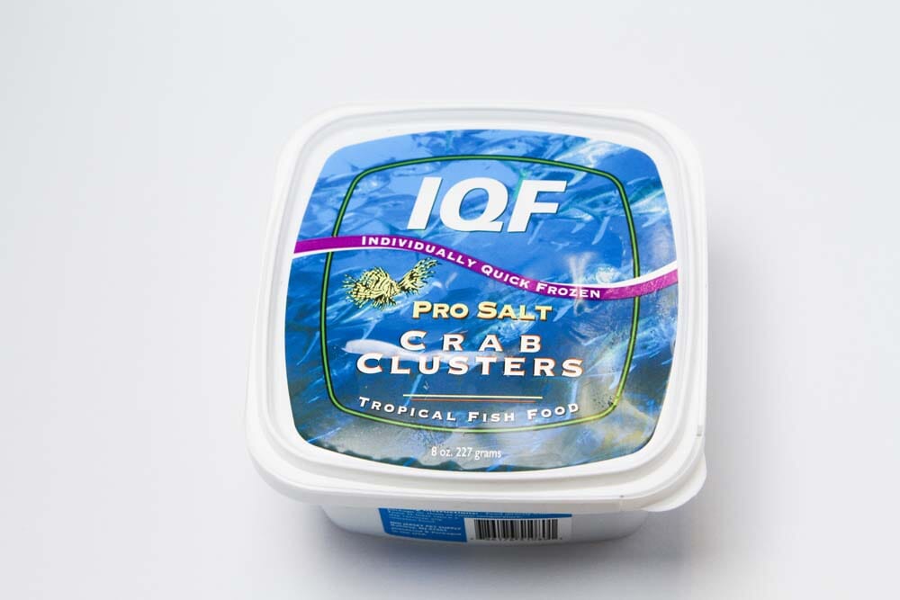 Pro Salt Crab Clusters IQF-Individually Quick Frozen Fish Food - 8 Oz  