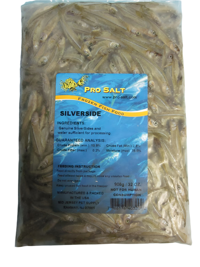 Pro Salt Silversides Frozen Fish Food - 32 Oz – Pet Life