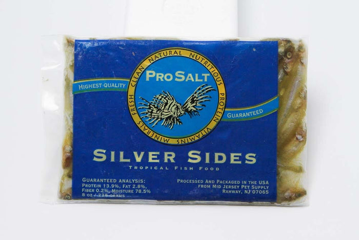 Pro Salt Silversides Frozen Fish Food - 8 Oz