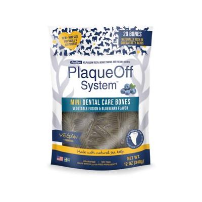 Proden Plaqueoff Min Dental Bones Vegetable Fusion with Blueberry Dog Dental Chews - 17 oz Bag  