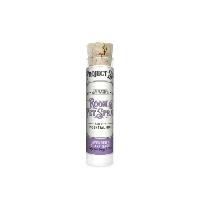 Project Sudz 10gr Lavender & Clary Sage Room & Pet Spray (makes 12fl oz) Cat and Dog Deodorizer  