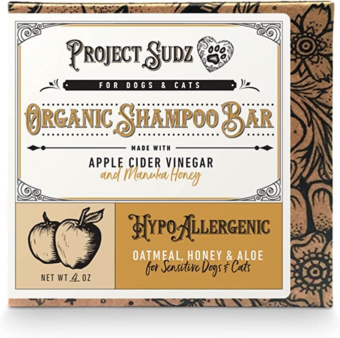 Project Sudz Hypo-Allergenic Shampoo Bar for Cats and Dogs - 4 Oz