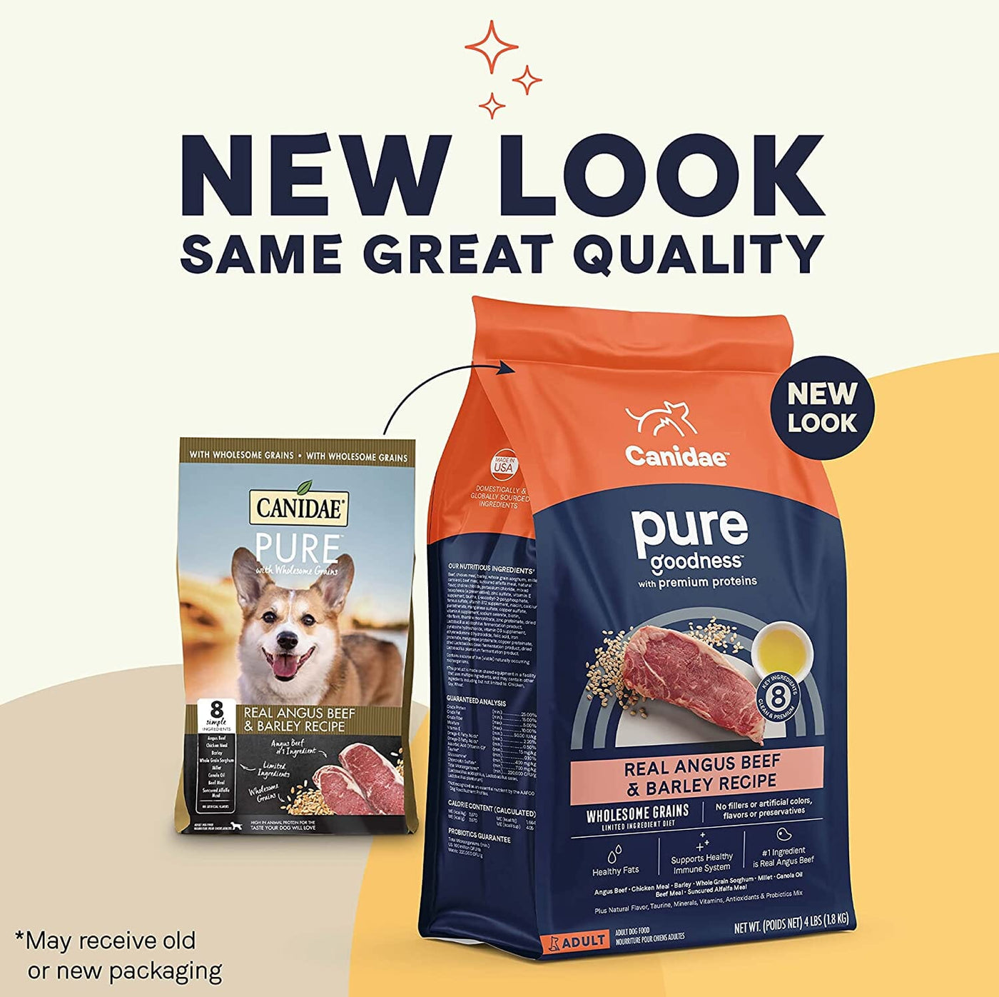 Pure Dog Food with Wholesome Grains Dry Dog Food Beef and Barley