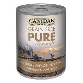 Pure Elements Canned Grain-Free Dog Food - Lamb Turkey and Chicken - 13 Oz - Case of 12