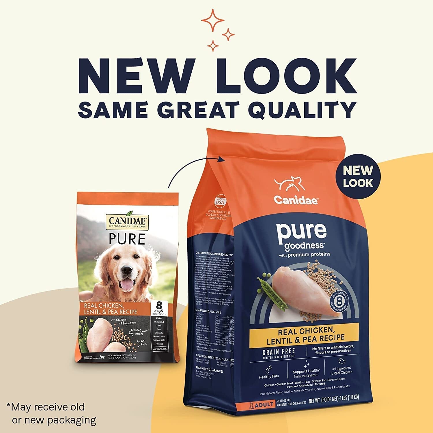 Pure Grain-Free Dry Dog Food - Chicken and Lentil - 4 Lbs  