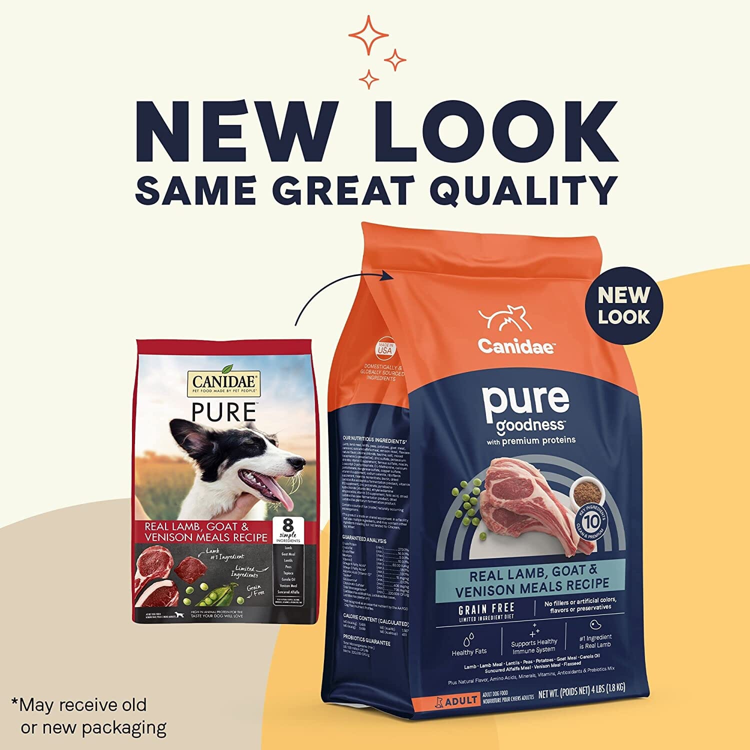 Pure Grain-Free Dry Dog Food - Lamb Buffalo and Venison - 24 Lbs  