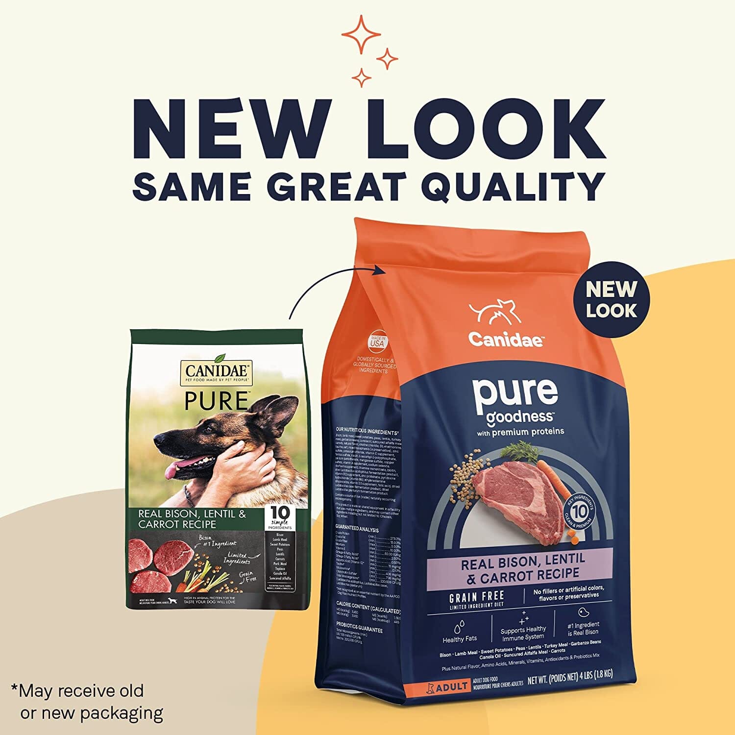 Pure Land Grain-Free Dry Dog Food - Fresh Bison - 24 Lbs  