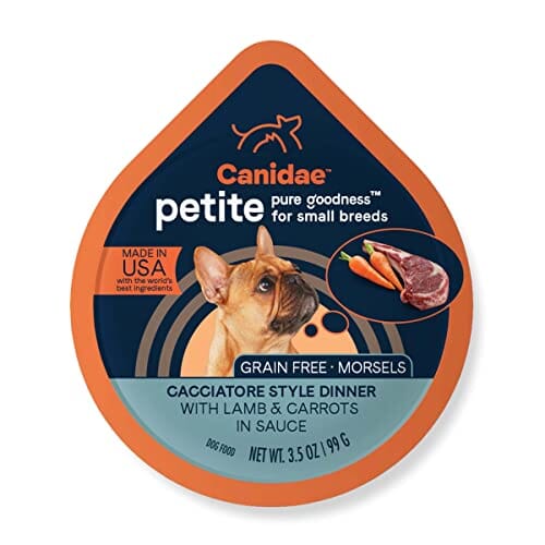 Pure Petite Small Breed Morsel Grain-Free Dog Food - Lamb and Carrots - 3.5 Oz - Case o...