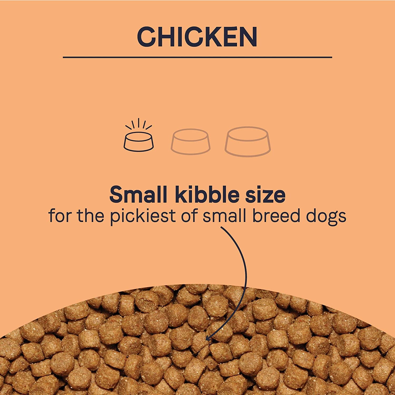 Pure Petite Small Breed Raw Coated Grain-Free Dry Dog Food - Fresh Chicken - 4 Lbs  
