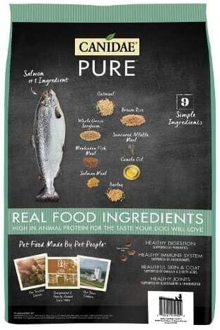 Pure Puppy Food with Wholesome Grains Dry Dog Food - Salmon and Oatmeal - 24 Lbs  