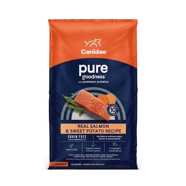 Pure Sea Grain-Free Dog Food Trial Bag Dry Dog Food - Salmon and Sweet Potato - 3.5 Lbs - 6 Pack  