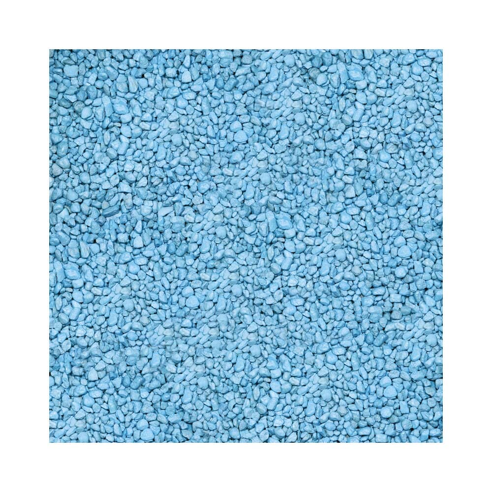 Pure Water Pebbles Premium Fresh Water Coated Aquarium Gravel Heavenly Blue - 25 lbs - 2 Count  