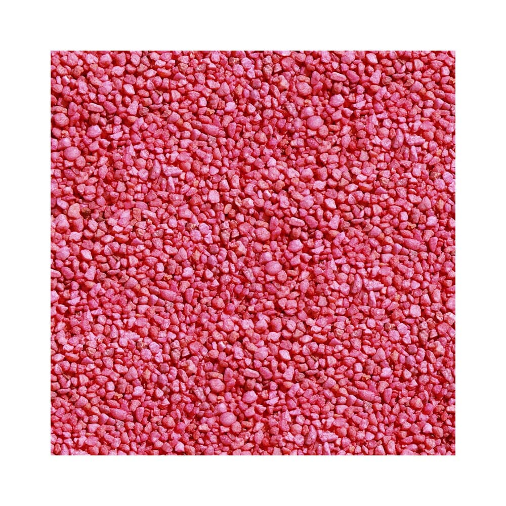 Pure Water Pebbles Premium Fresh Water Coated Aquarium Gravel Neon Red - 5 lbs - 6 Count  