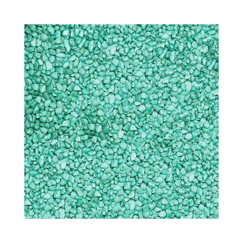 Pure Water Pebbles Premium Fresh Water Frosted Aquarium Gravel Emerald Green - 5 lbs - 6 Count  