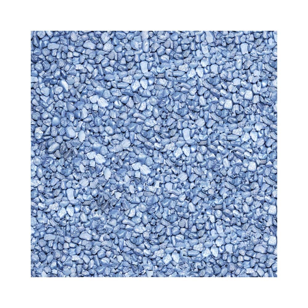 Pure Water Pebbles Premium Fresh Water Frosted Aquarium Gravel Sapphire Blue - 5 lbs - 6 Count  