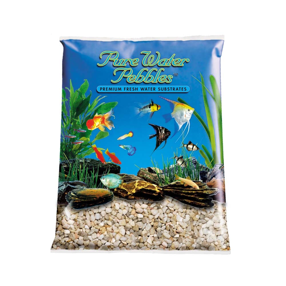 Pure Water Pebbles Premium Fresh Water Liberty Pebbles Natural Aquarium Gravel - 25 lbs - 2 Count  