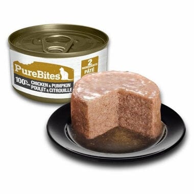 PureBites 100% Pure Chicken & Pumpkin Pate Cat Food Topper Treat  