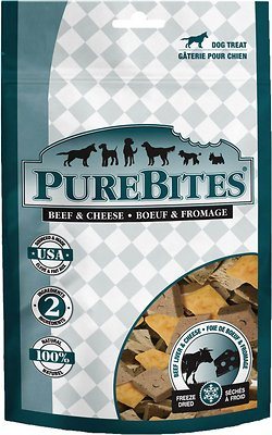 Purebites Beef & Cheese Freeze-Dried Dog Treats - 8.8 oz Bag