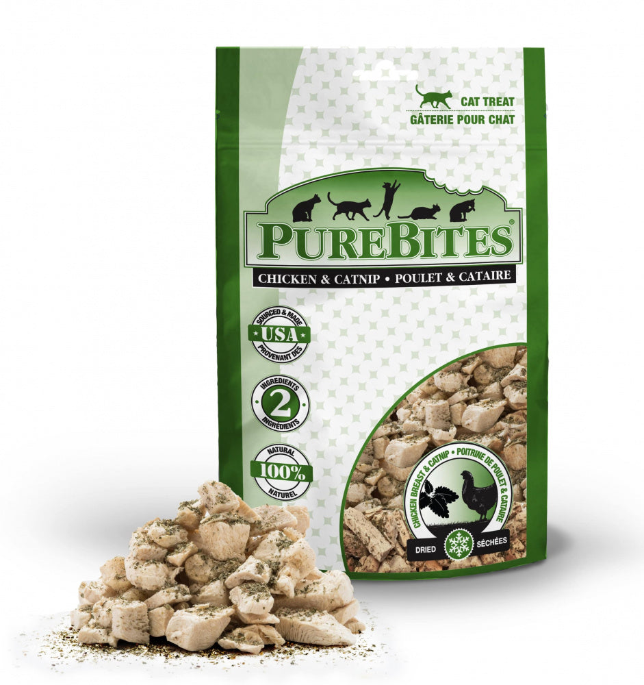 PureBites Chicken Breast & Catnip Freeze Dried Cat Treats  