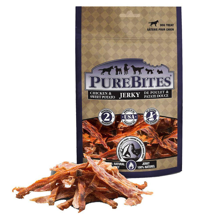 Purebites Chicken Jerky & Sweet Potato Freeze-Dried Dog Treats - 6.3 oz Bag