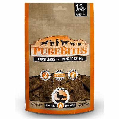 Purebites Duck Jerky Freeze-Dried Dog Treats - 5.5 oz Bag