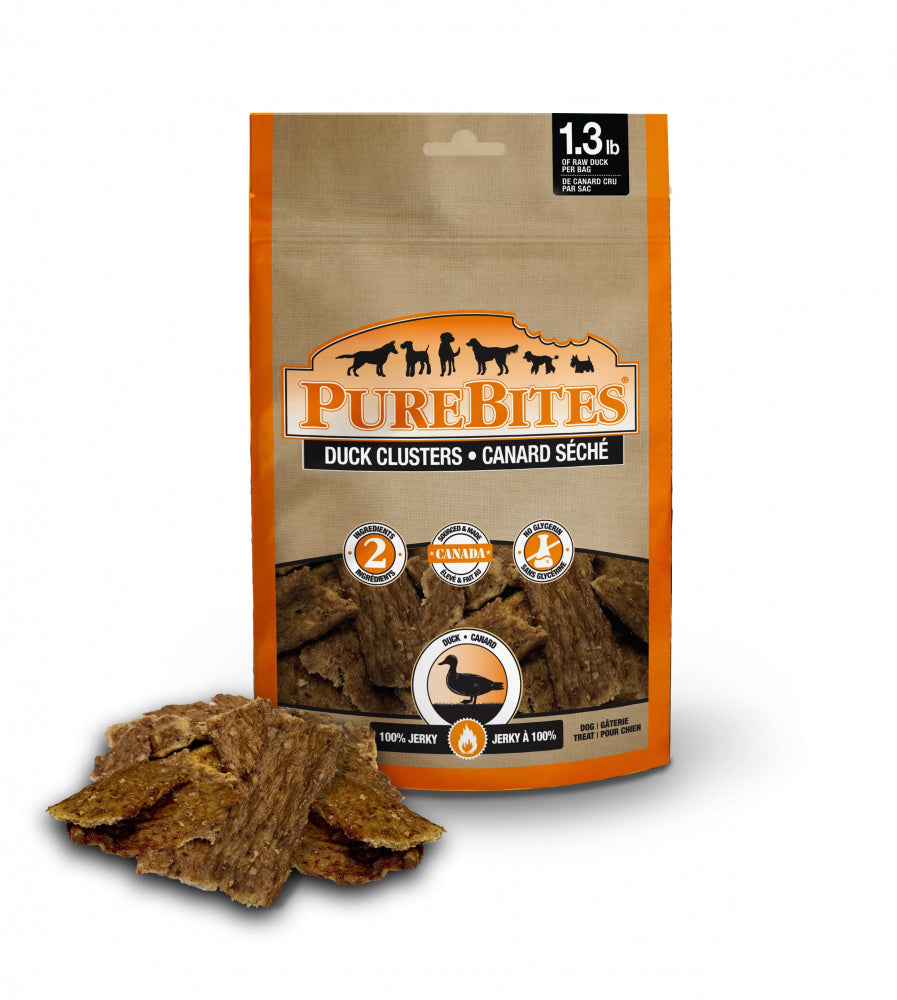 PureBites Duck Jerky Freeze Dried Raw Dog Treats  