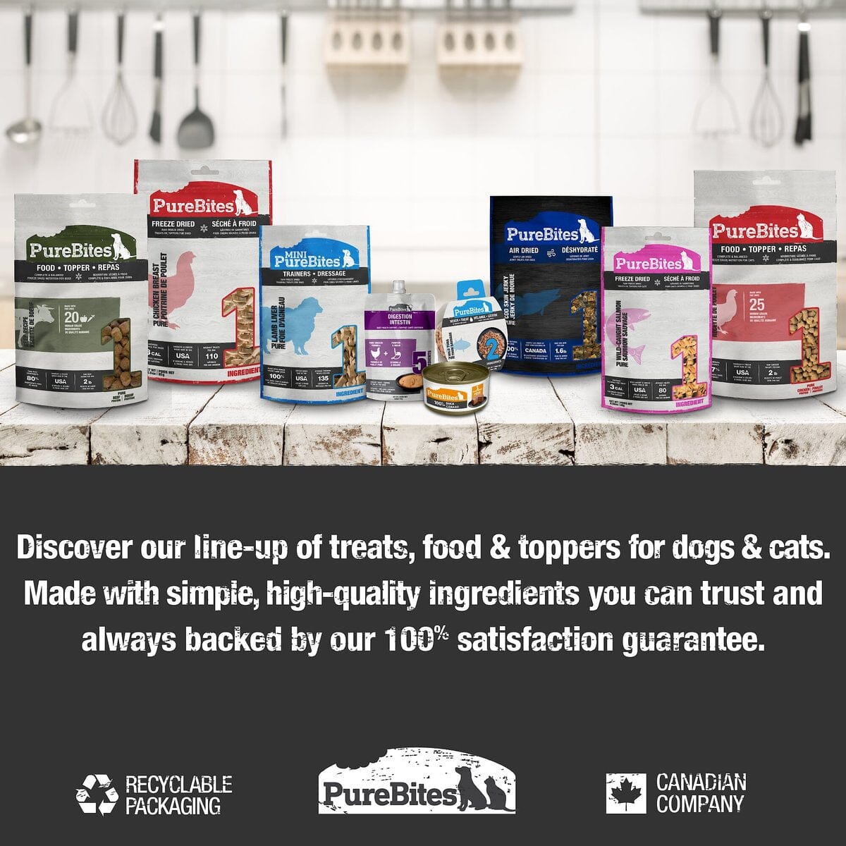 Purebites Gut & Digestion Squeezable Pouch Dog Food Toppings - 2.5 Oz Pouches - Case of 15  