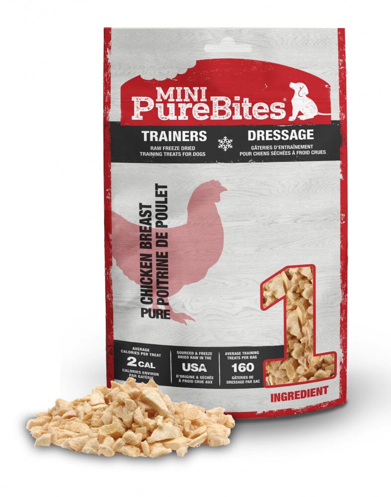 PureBites Mini PureBites Trainers RAW Freeze Dried Chicken Breast Dog Treats  