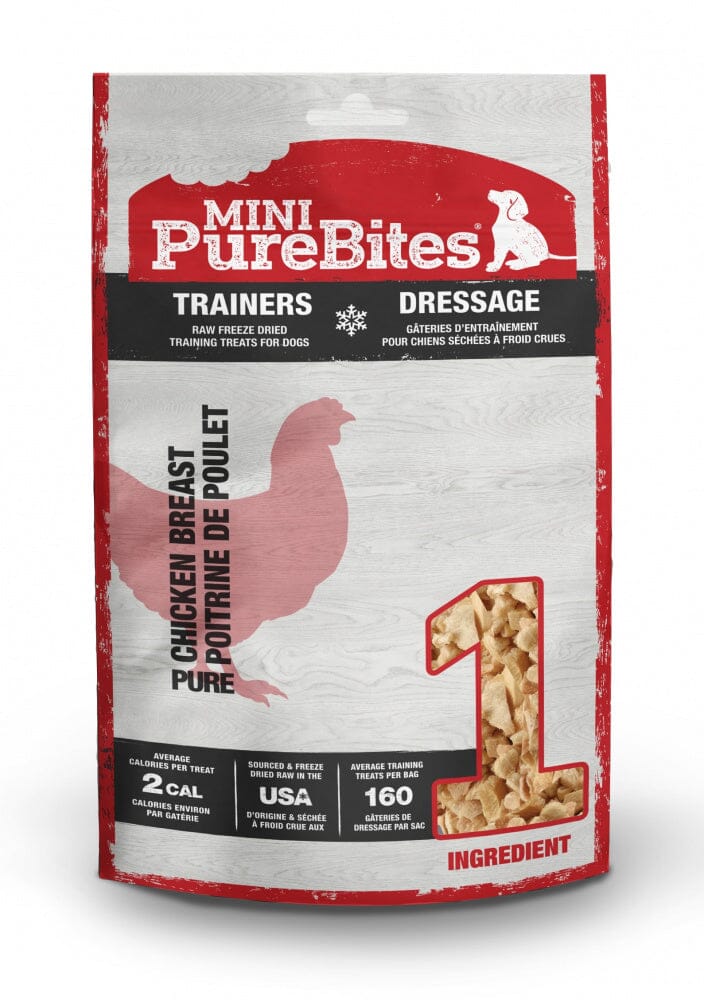 PureBites Mini PureBites Trainers RAW Freeze Dried Chicken Breast Dog Treats  