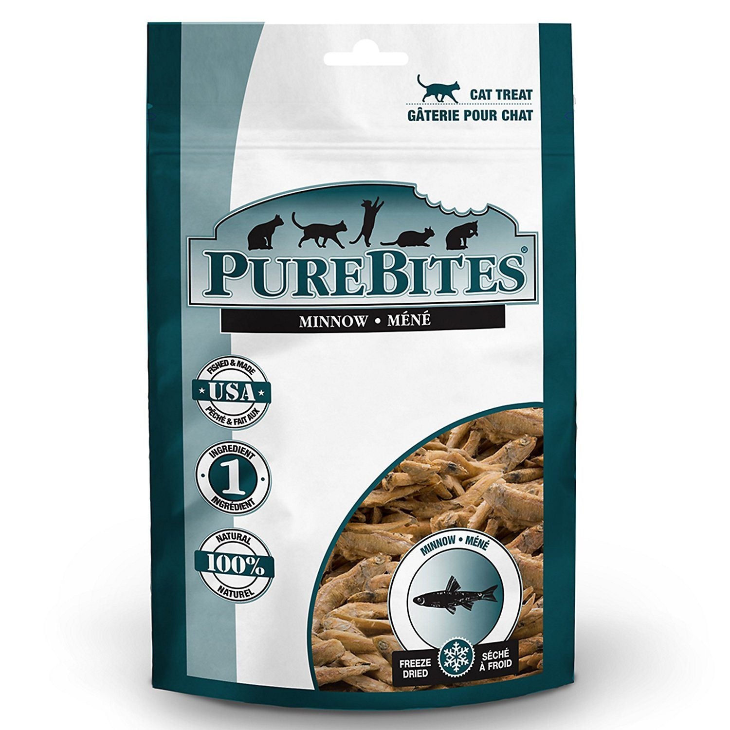 Purebites Minnow Freeze-Dried Cat Treats - 1.09 oz Bag  