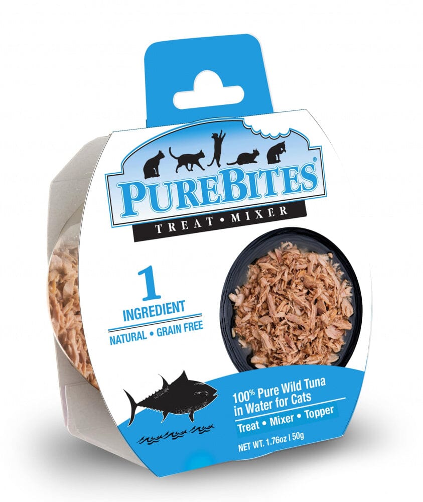 PureBites Mixer Wild Skipjack Tuna in Water Cat Food Topper Treat  