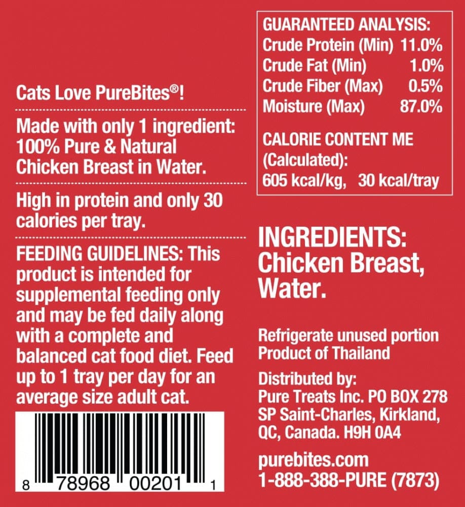 PureBites Mixers Chicken Breast in Water Cat Food Topper Treat  