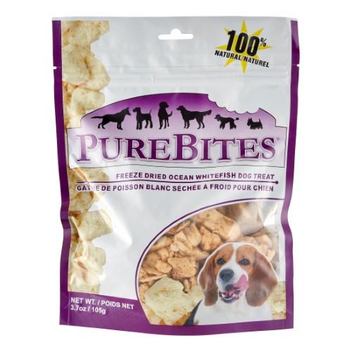 Purebites Ocean Whitefish Freeze-Dried Dog Treats - 3.7 oz Bag